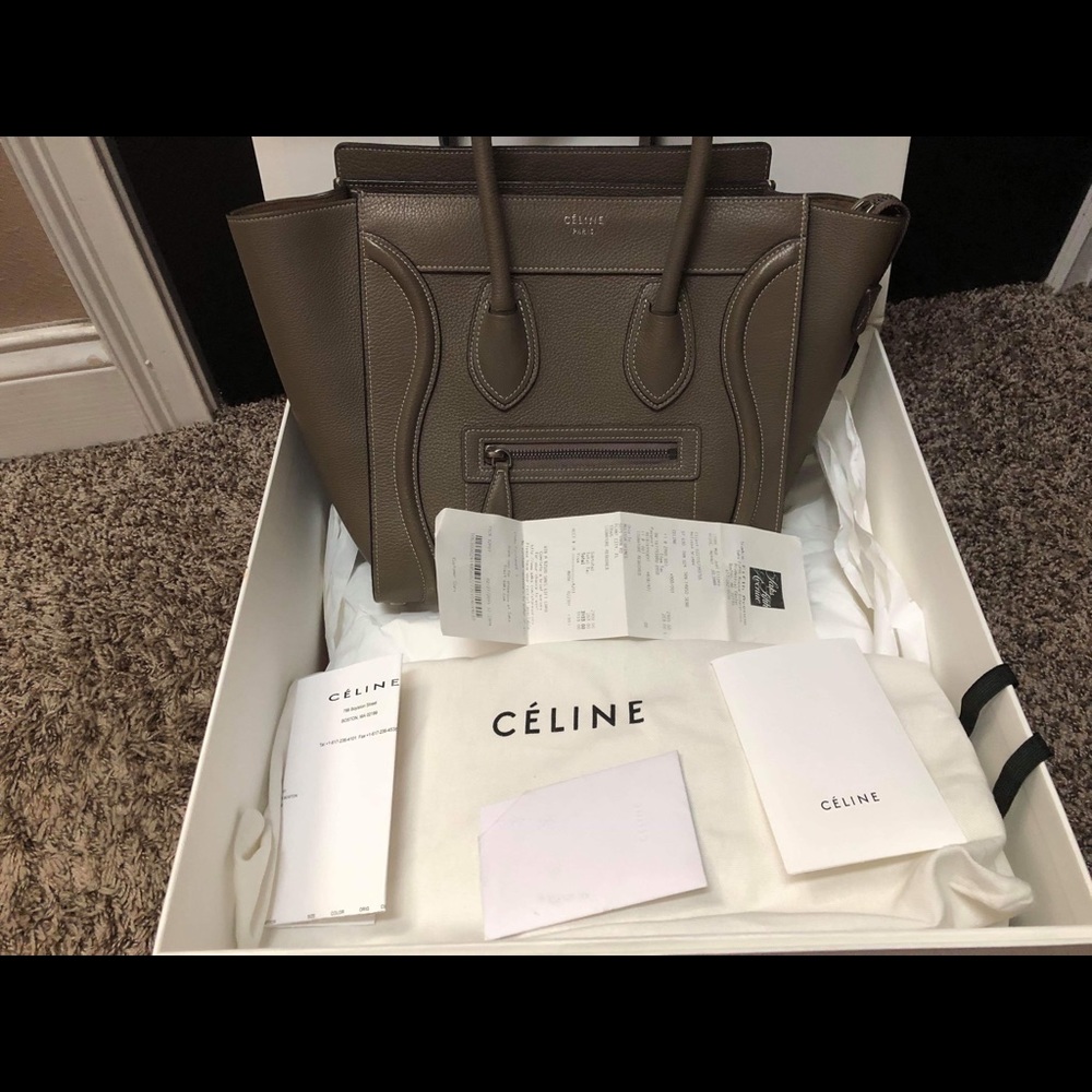 Celine Macro Luggage Dune